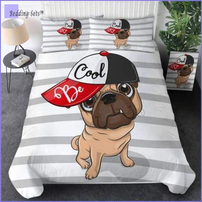 Pug Bedding Set - Be Cool