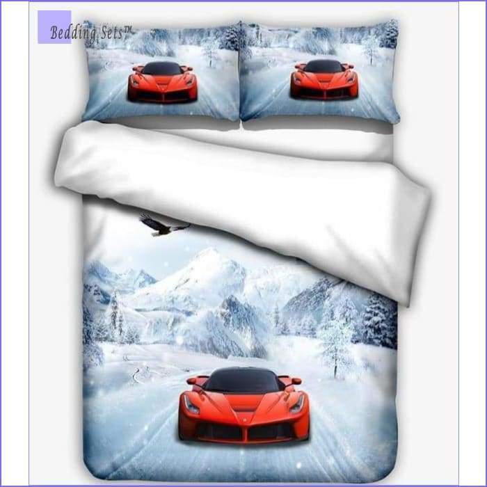 Race car Bedding Set - on Ice - Bedding-Sets™