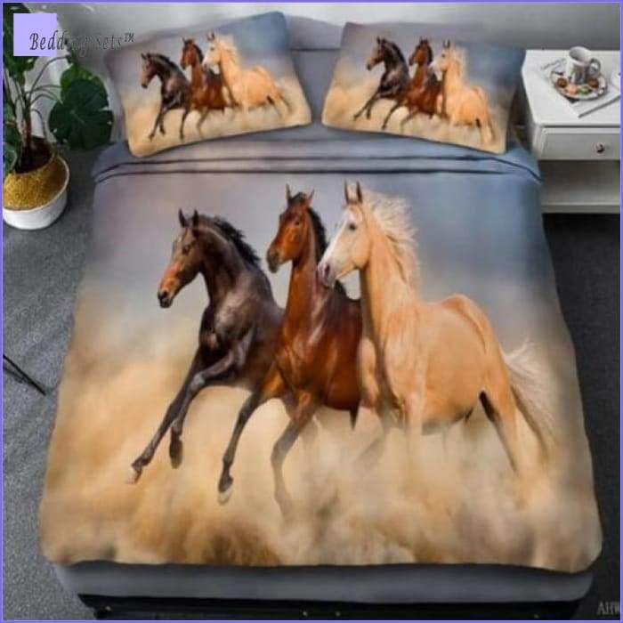 Race Horses Bedding Set