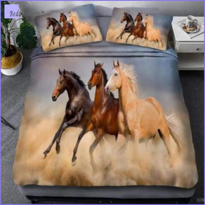 Race Horses Bedding Set - Bedding-Sets™