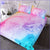 Pink Marble Effect Bedding