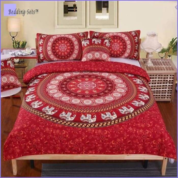 Bedding Set Mandala Rouge - Bedding-Store™