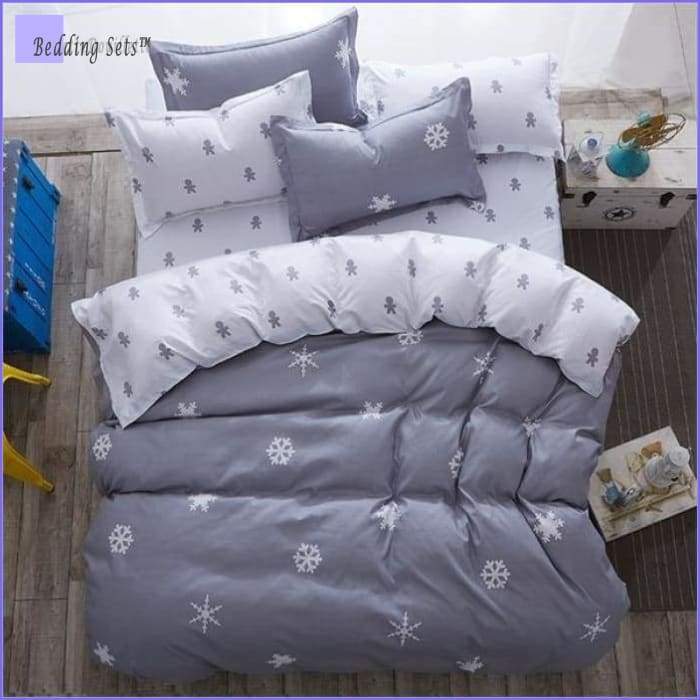 Bedding Set Scandinave Flocon | Couettdouillette