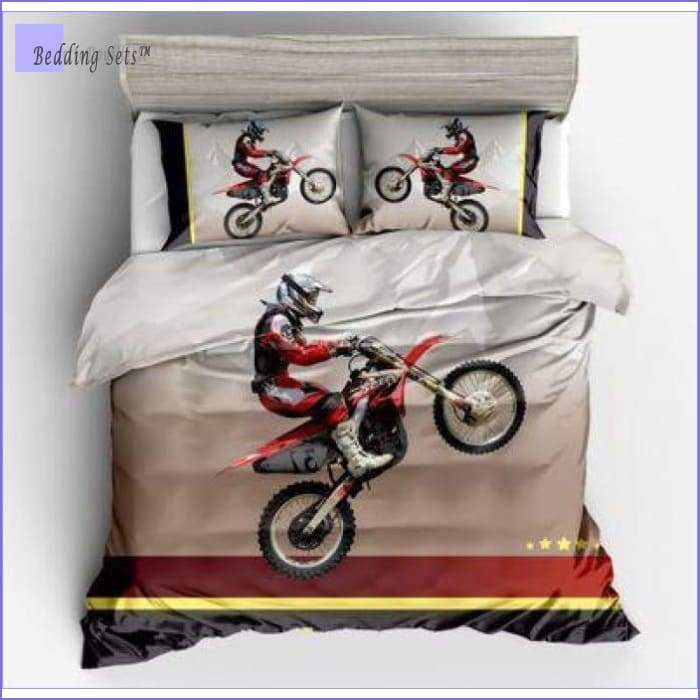 Twin Motocross Bed Set - Bedding-Sets™