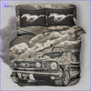 Vintage Car Bedding Set - GT - Bedding-Sets™