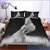 White Horse printed Bedding Set - Bedding-Sets™
