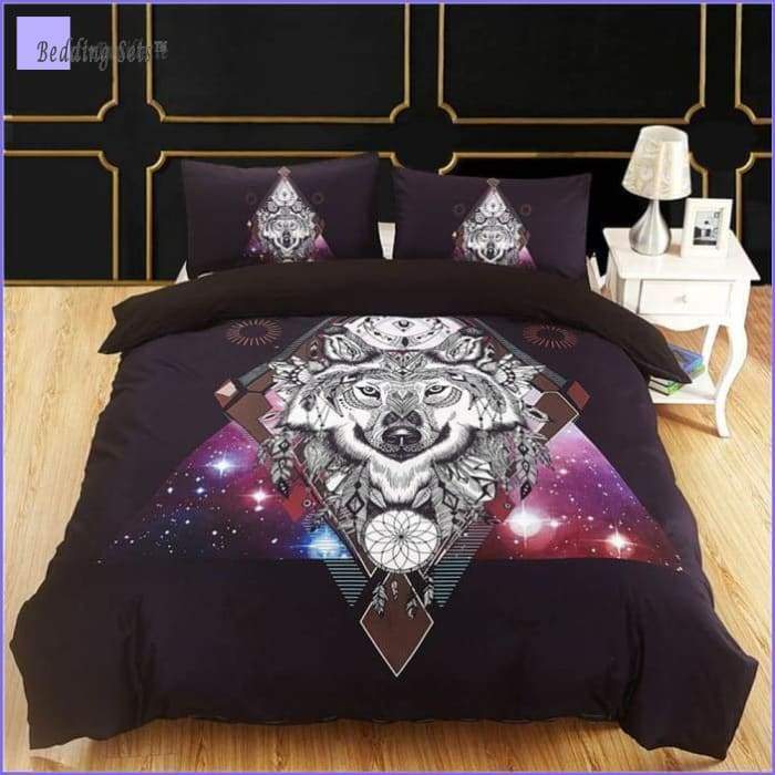Wolf Dream Catcher Bedding - Stars